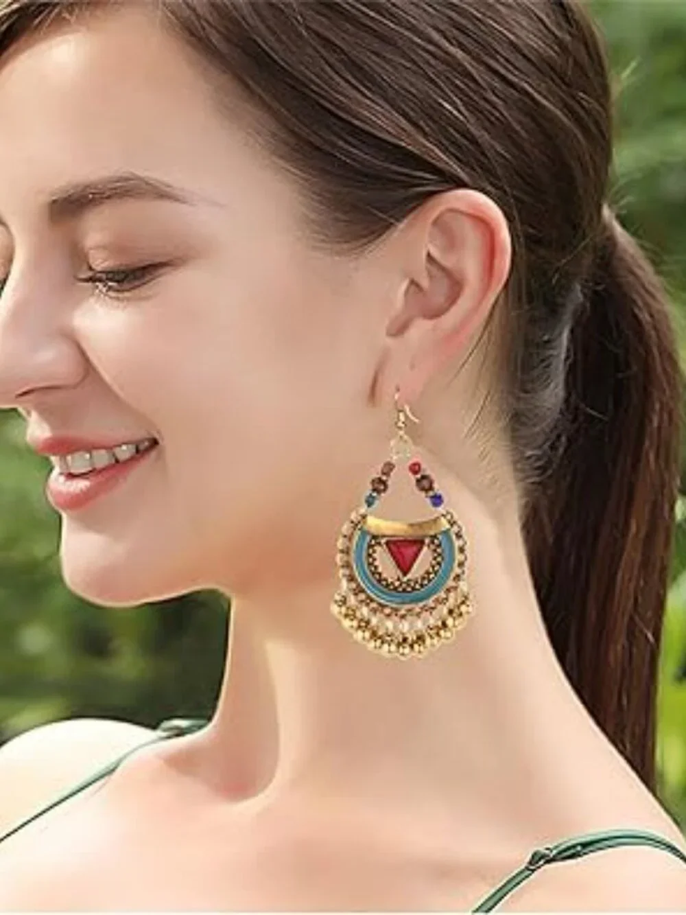 NEW Boho‎ Statement Drop Dangle Earrings Bohemian Ethnic Handmade Beaded Charm